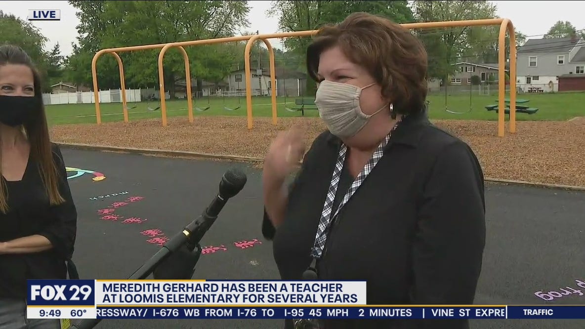 Loomis Elementary teacher surprised after losing home in fire on Easter Sunday